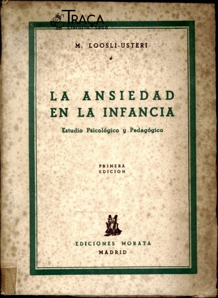 La Ansiedad En La Infancia