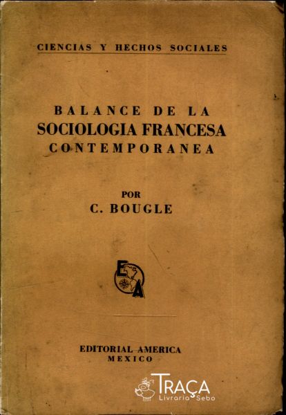 Balance de la Sociologia Francesa Contemporanea