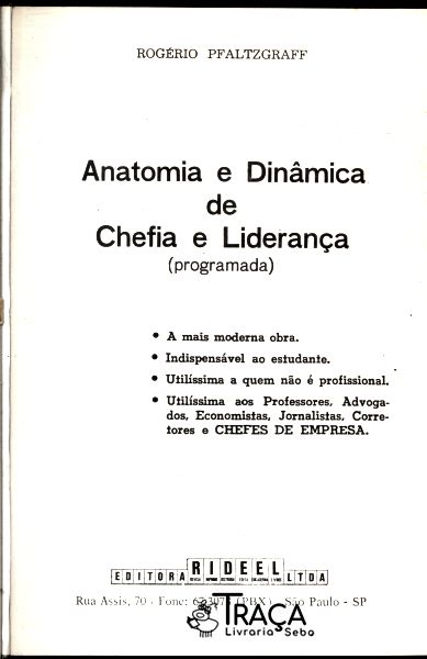 Anatomia e Dinâmica de Chefia e Liderança
