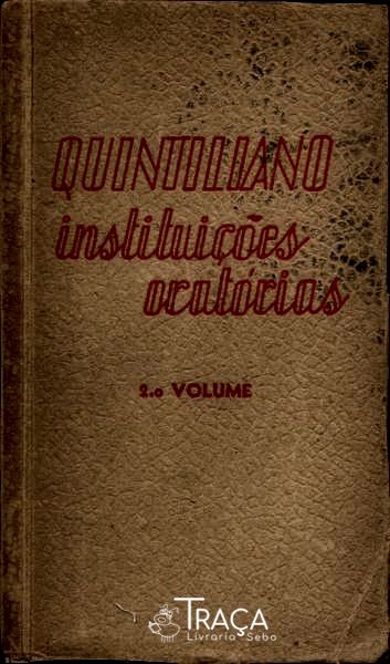 Instituições Oratórias Vol 2