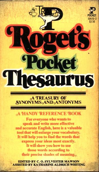 Rogets Pocket Thesaurus