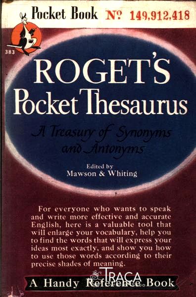 Rogets Pocket Thesaurus
