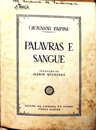 Palavras E Sangue
