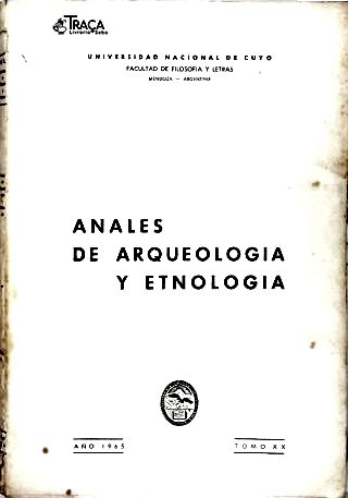 Anales de Arqueologia y Etnologia - Tomo XX