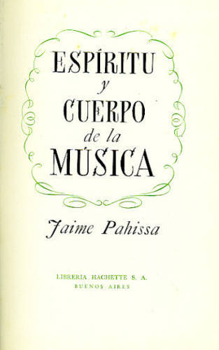 ESPÍRITU Y CUERPO DE LA MÚSICA