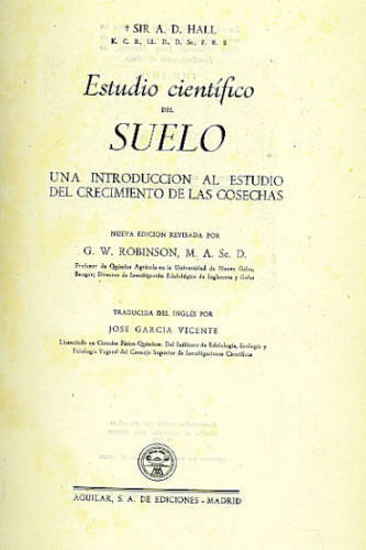 ESTUDIO CIENTIFICO DEL SUELO