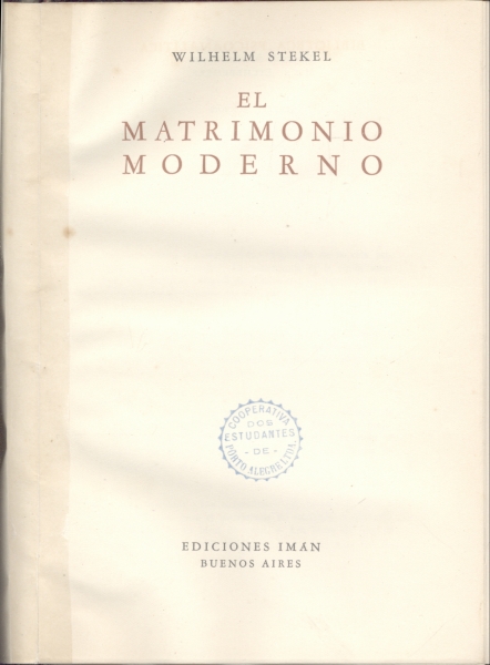 EL MATRIMONIO MODERNO