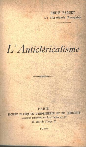 L'anticléricalisme