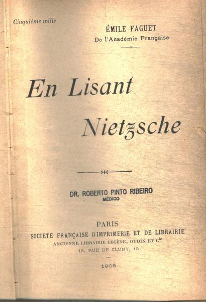 En Lisant Nietzsche