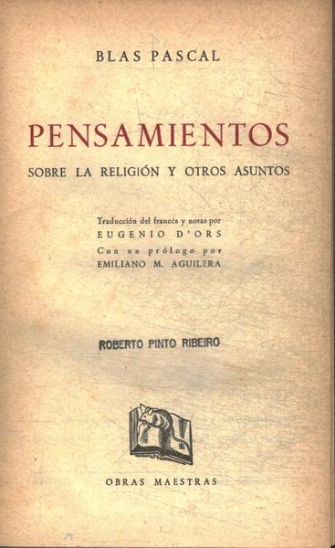 Pensamientos Sobre La Religión Y Otros Asuntos