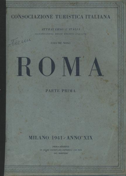 Attraverso L'italia: Roma Vol 1