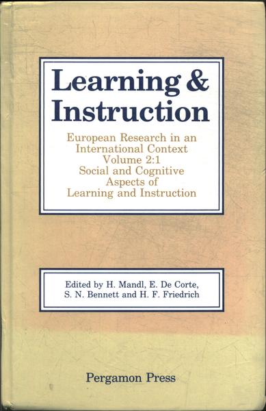 Learning And Instruction