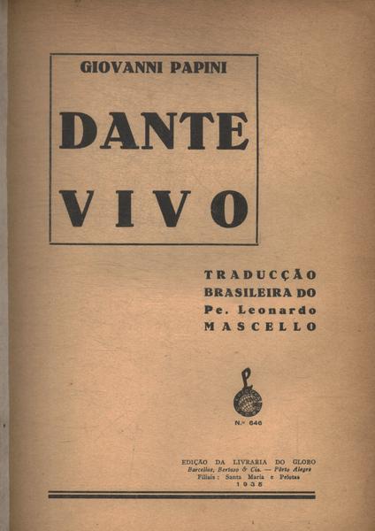 Dante Vivo Vol 1