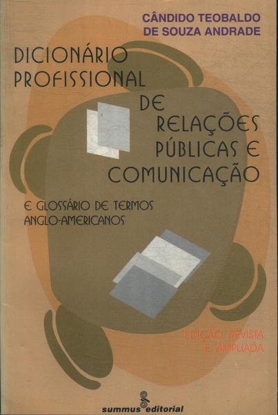 Dicionário Profissional De Relações Públicas E Comunicação