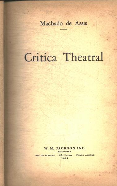 Critica Theatral