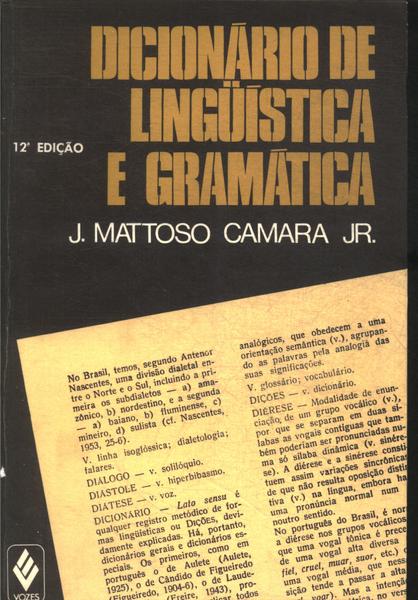 Dicionário De Linguística E Gramática (1986)
