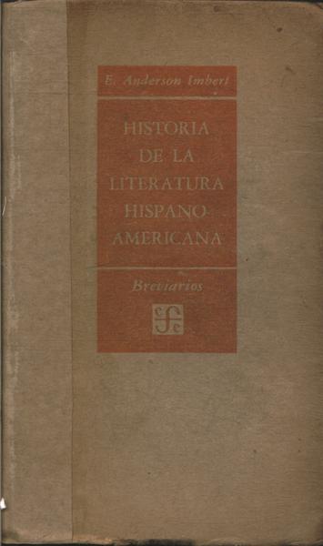 Historia De La Literatura Hispanoamericana