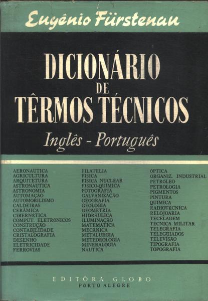 Novo Dicionário De Têrmos Técnicos Inglês-português (1972)