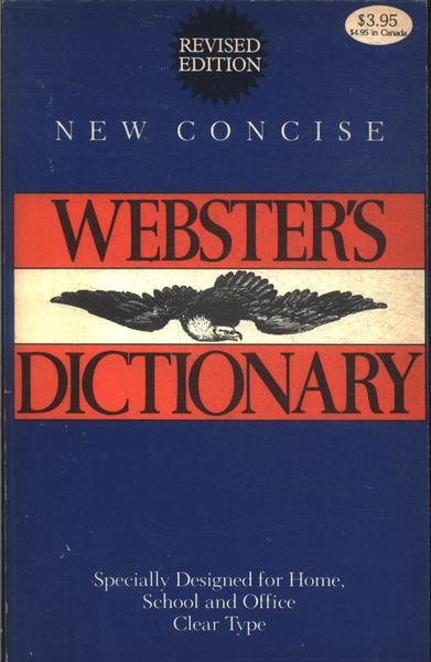 Webster's Dictionary (1988)