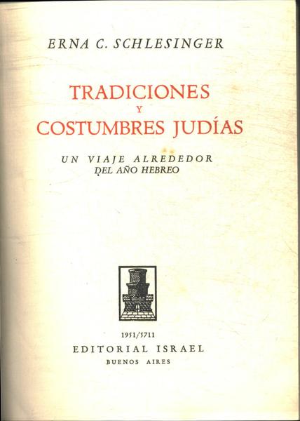 Tradiciones Y Costumbres Judías