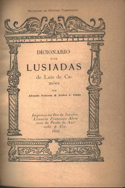 Dicionario D'os Lusiadas (1924)