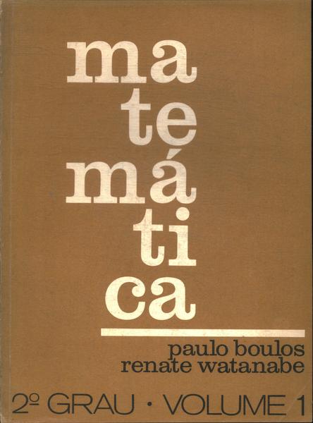 Matemática Vol 1 (1979)