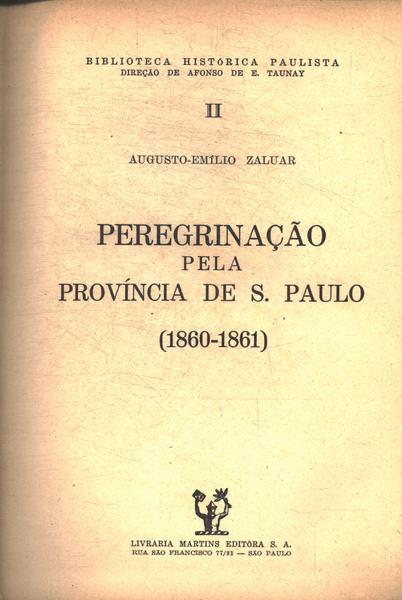 Peregrinação Pela Província De S. Paulo (1860-1861)