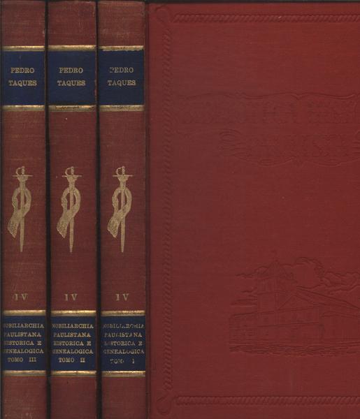 Nobiliarchia Paulistana Historica E Genealogica (3 Volumes)
