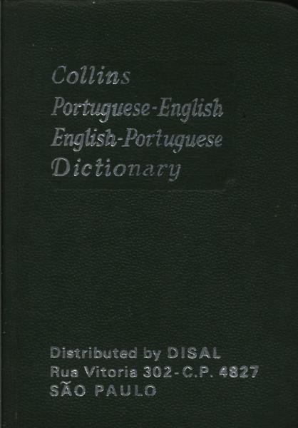 Collins Portuguese-english English-portuguese Dictionary (1972)