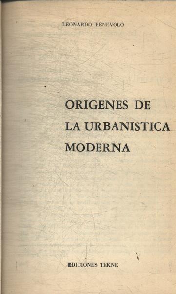 Origenes De La Urbanística Moderna