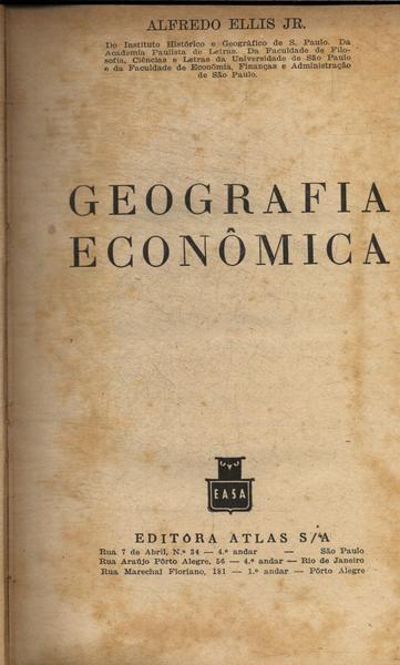 Geografia Econômica