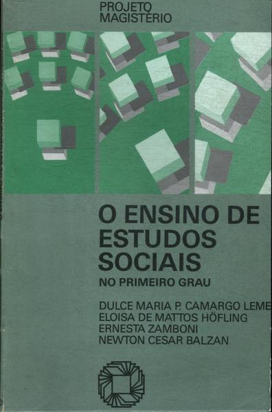 O Ensino De Estudos Sociais No Primeiro Grau