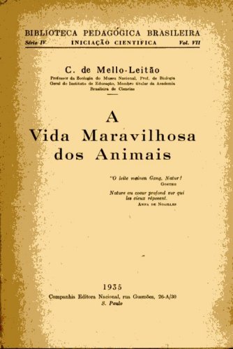 A Vida Maravilhosa dos Animais