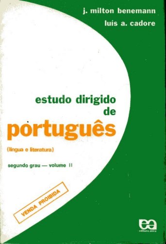 Estudo Dirigido de Português (Volume II) (Livro do Professor)