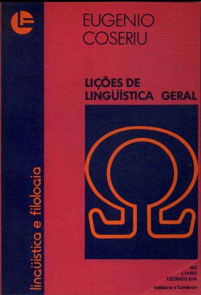 Lições De Lingüística Geral