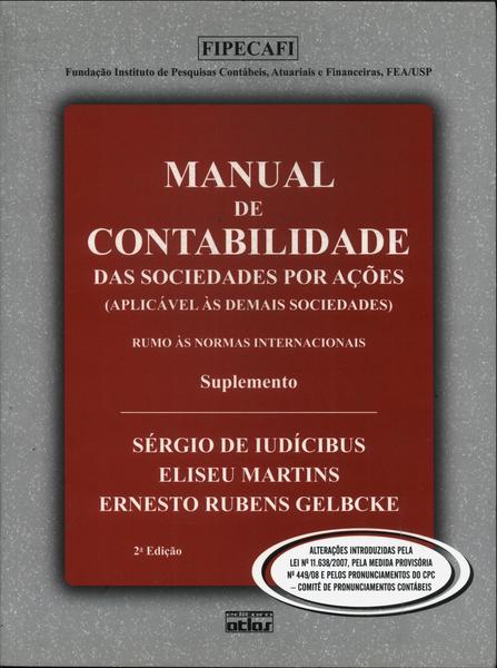 Manual De Contabilidade Das Sociedades Por Ações