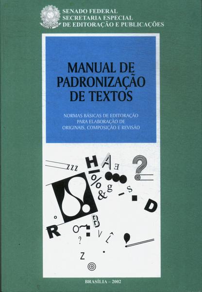 Manual De Padronização De Textos (2002)