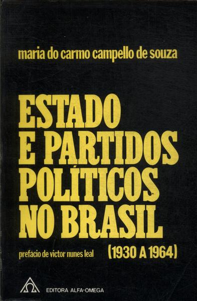 Estado E Partidos Politicos No Brasil