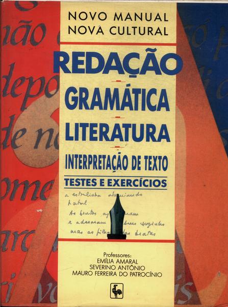 Novo Manual Nova Cultural: Redação - Gramática - Literatura - Interpretação De Texto (1994)