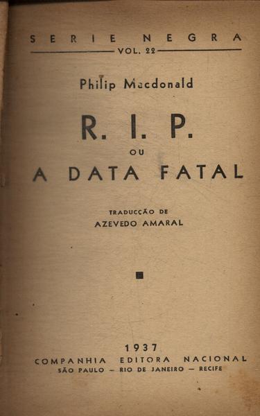 R.i.p. Ou A Data Fatal