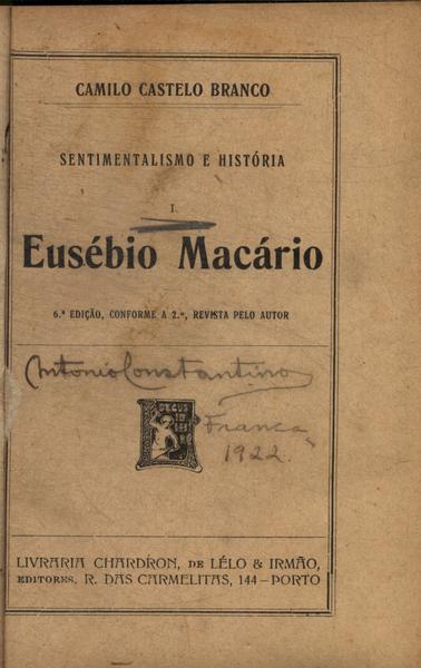 Eusébio Macário Vol 1