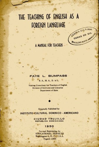 The Teaching of English as a Foreign Language