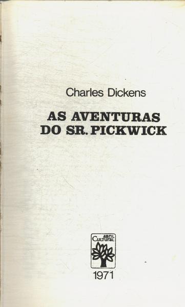 As Aventuras Do Sr. Pickwick