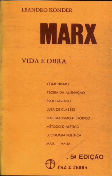 Marx: Vida E Obra