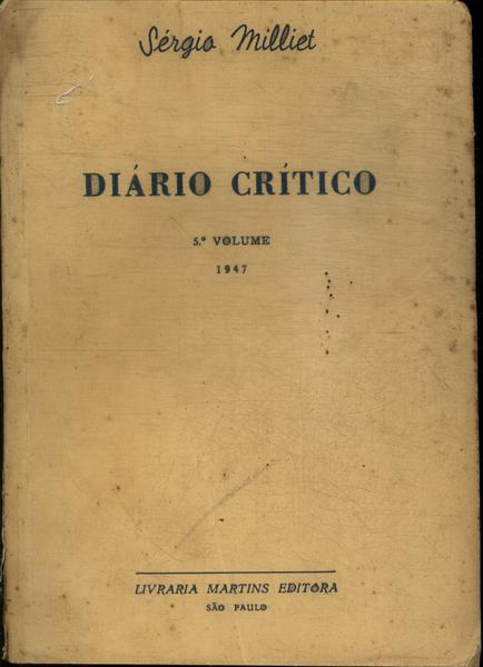 Diário Critico Vol 5