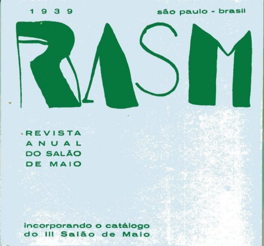 RASM - Revista Anual do Salão de Maio (Número 1 - 1939)