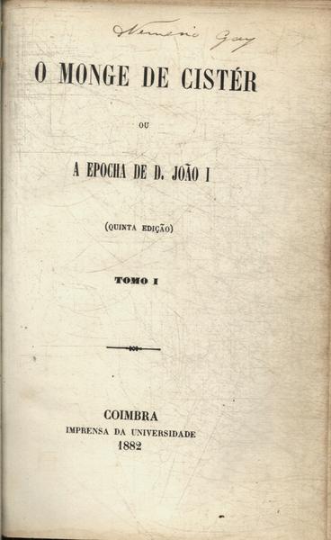 O Monge De Císter Vol 1