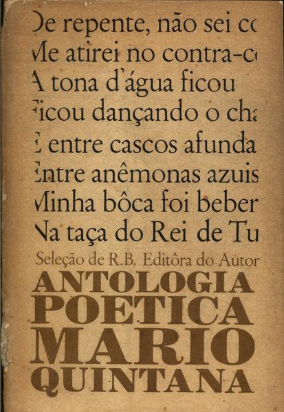 Antologia Poetica Mario Quintana