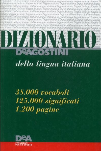 Dizionario De Agostini Della Lingua Italiana (2001)