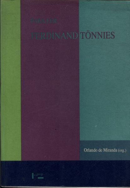 Para Ler Ferdinand Tönnies